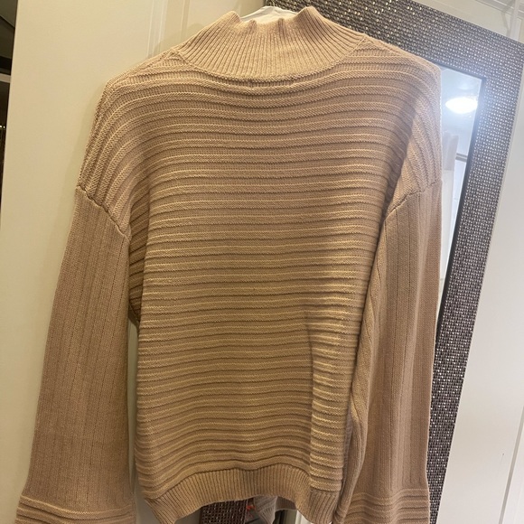 Pink - Ribbed Sweater - Picture 2 of 2